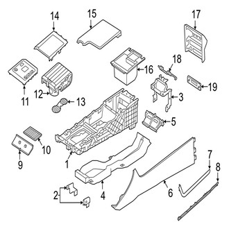 Jaguar OE - Console (Console & Trim)
