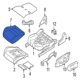 Jaguar OE - Front Left Seat Cover