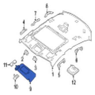 Jaguar OE - Left Sun Visor
