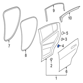 Jaguar OE - Door Cap