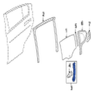 Jaguar OE - Front Left Window Regulator