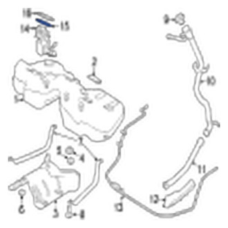 Jaguar OE - Fuel Pump Tank Seal