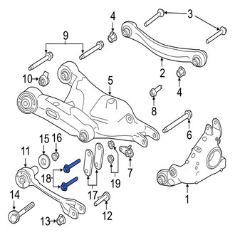 Jaguar OE - Suspension Control Arm Bolt