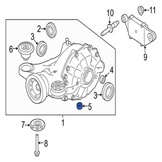 Jaguar OE - Differential Drain Plug