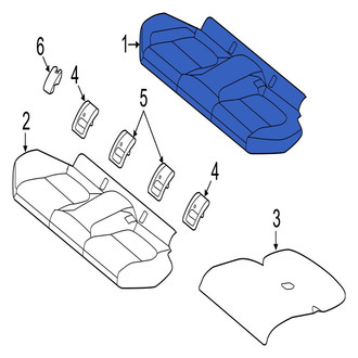Jaguar OE - Front Right Seat Cover