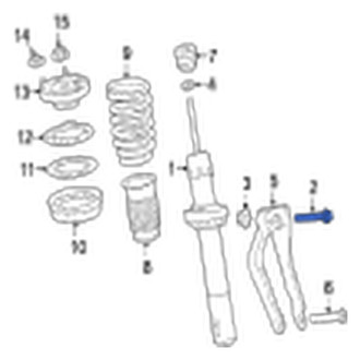 Jaguar OE - Suspension Control Arm Bolt