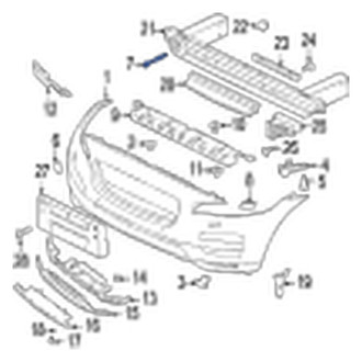 Jaguar OE - Front Tow Hook