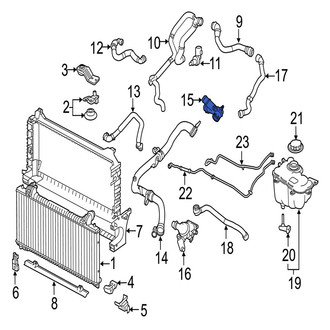 Jaguar XE-Type Radiator Hoses & Clamps — CARiD