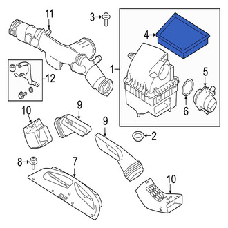 Jaguar OE - Right Engine Air Filter