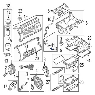 Jaguar OE - Engine Oil Drain Plug