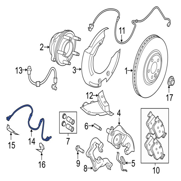 ABS Wheel Speed Sensor