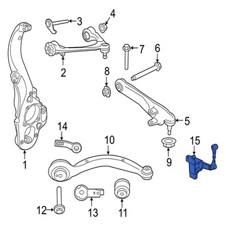 Jaguar OE - Rear Left Suspension Ride Height Sensor
