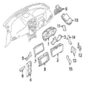 Jaguar OE - Instrument Panel - Cluster & Switches