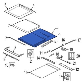 Jaguar OE - Sunroof Frame