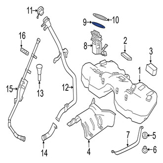 Jaguar OE - Fuel Pump Tank Seal