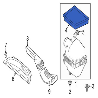 Jaguar OE - Right Engine Air Filter
