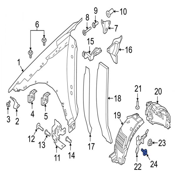 Mud Guard Clip