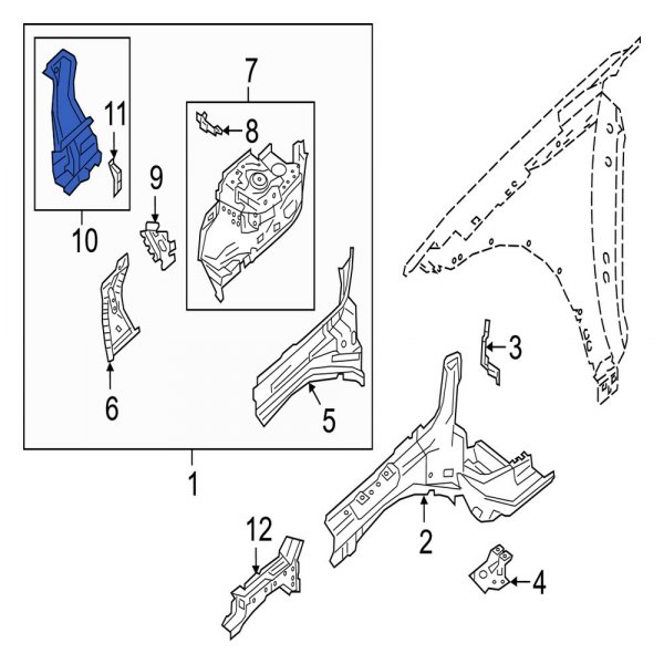 Fender Apron Reinforcement