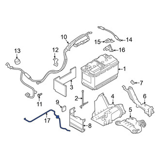 Jaguar OE - Battery Vent Tube