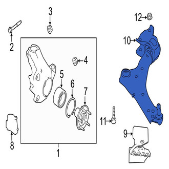Jaguar OE - Rear Left Lower Rearward Suspension Control Arm