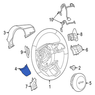 Jaguar OE - Lower Steering Wheel Trim