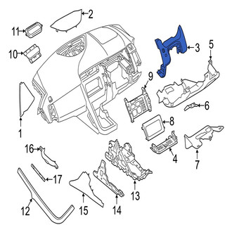 Jaguar OE - Steering Column Cover