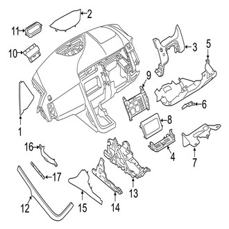 Jaguar OE - Instrument Panel Components