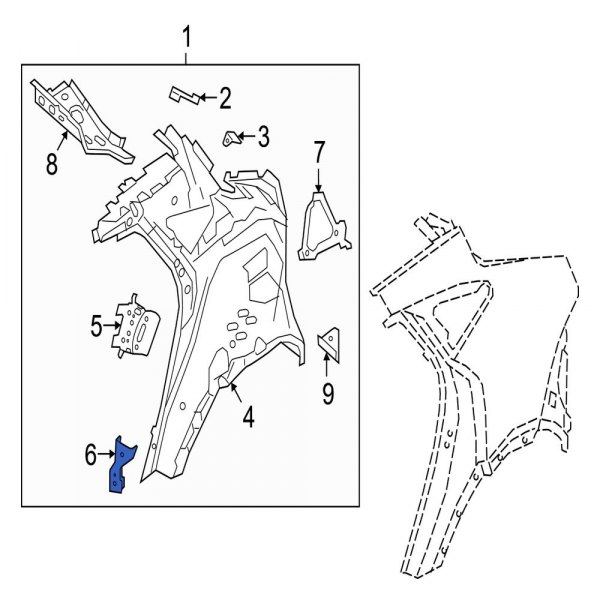 Quarter Panel Reinforcement