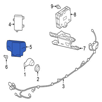 Jaguar OE - Rear Blind Spot Detection System Warning Sensor Bracket