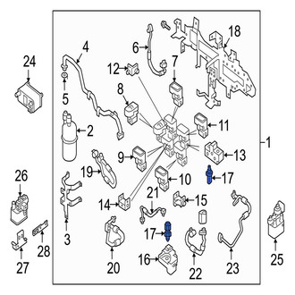 Jaguar OE - A/C Refrigerant Pressure Sensor