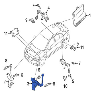 Jaguar OE - Front Left Suspension Ride Height Sensor