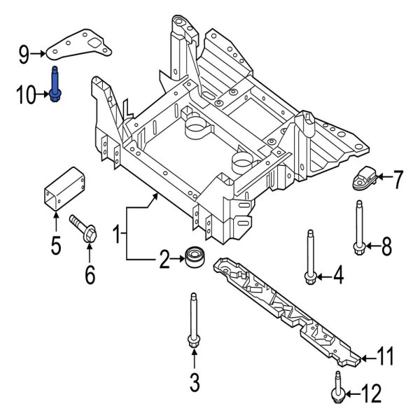 Suspension Crossmember Bolt