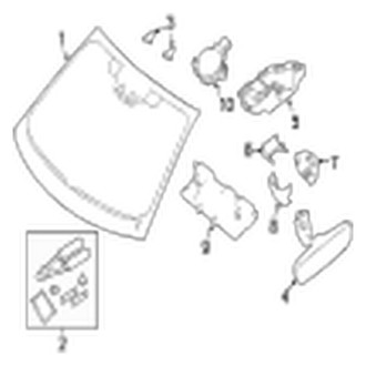 Jaguar OE - Windshield Glass