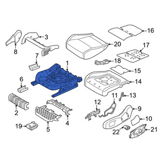 Jaguar OE - Front Right Seat Frame