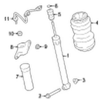 Jaguar OE - Rear Suspension - Shocks & Components