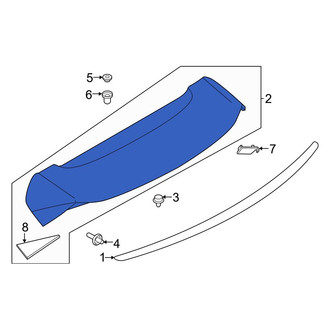 Jaguar OE - Rear Upper Spoiler