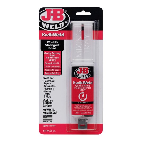 JB Weld® - KwikWeld™ .85 fl. oz. Dark Gray Cold Weld