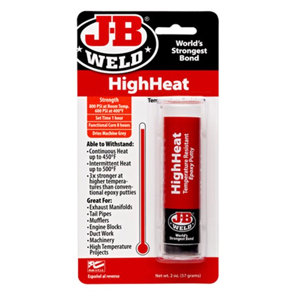 JB Weld® - High Heat™ 57 ml. Machine Gray Temperatyre Resistan Epoxy Putty