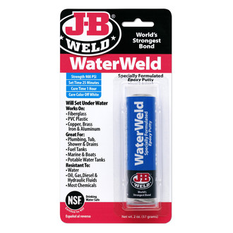 JB Weld® 8277 - WaterWeld™ 2 oz. Off White Specially Formulated Epoxy Putty