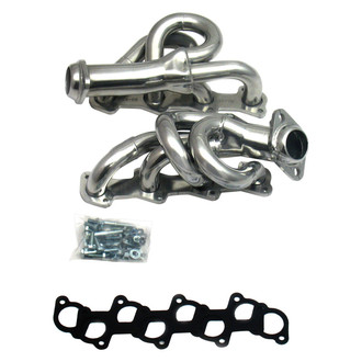 JBA® - Cat4ward Stainless Steel Silver Ceramic Coated Short Tube Exhaust Headers
