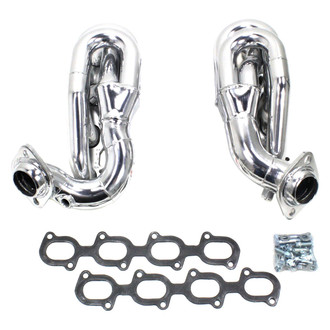 JBA® - Cat4ward Stainless Steel Silver Ceramic Coated Short Tube Exhaust Headers