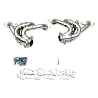 JBA® - Cat4ward Stainless Steel Silver Ceramic Coated Short Tube Exhaust Headers