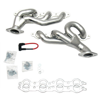JBA® - Cat4ward Stainless Steel Silver Ceramic Coated Short Tube Exhaust Headers