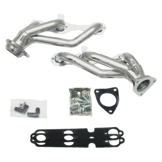 JBA® - Cat4ward Stainless Steel Silver Ceramic Coated Short Tube Exhaust Headers