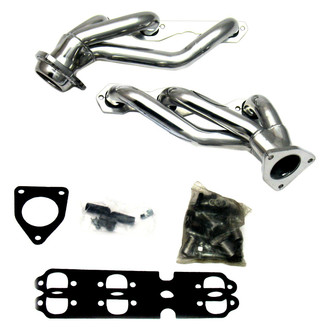 JBA® - Cat4ward Stainless Steel Silver Ceramic Coated Short Tube Exhaust Headers