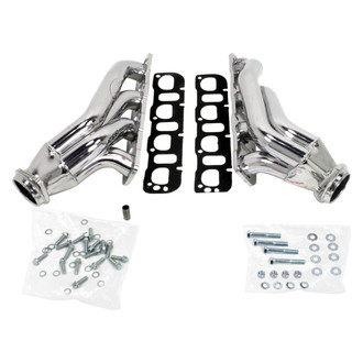JBA® - Cat4ward Stainless Steel Silver Ceramic Coated Short Tube Exhaust Headers