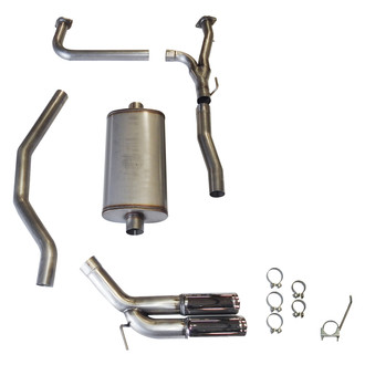 JBA® - 304 SS Cat-Back Exhaust System with Dual Side Exit