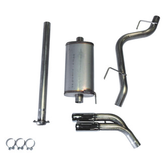 JBA® - 304 SS Cat-Back Exhaust System with Dual Side Exit
