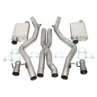 JBA® - Stainless Steel Cat-Back Exhaust System with Split Rear Exit