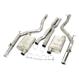 JBA® - Stainless Steel Cat-Back Exhaust System with Split Rear Exit